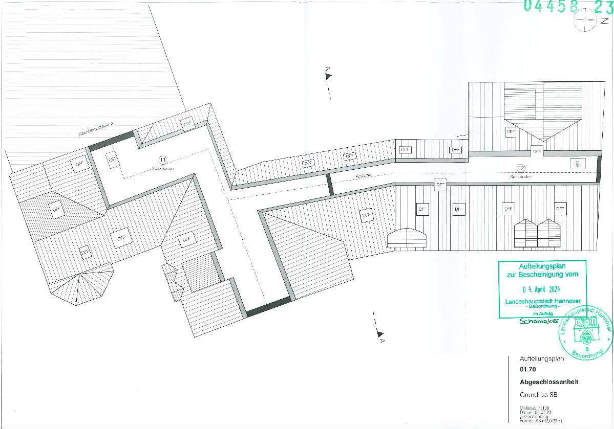 Grundriss DG Spitzboden